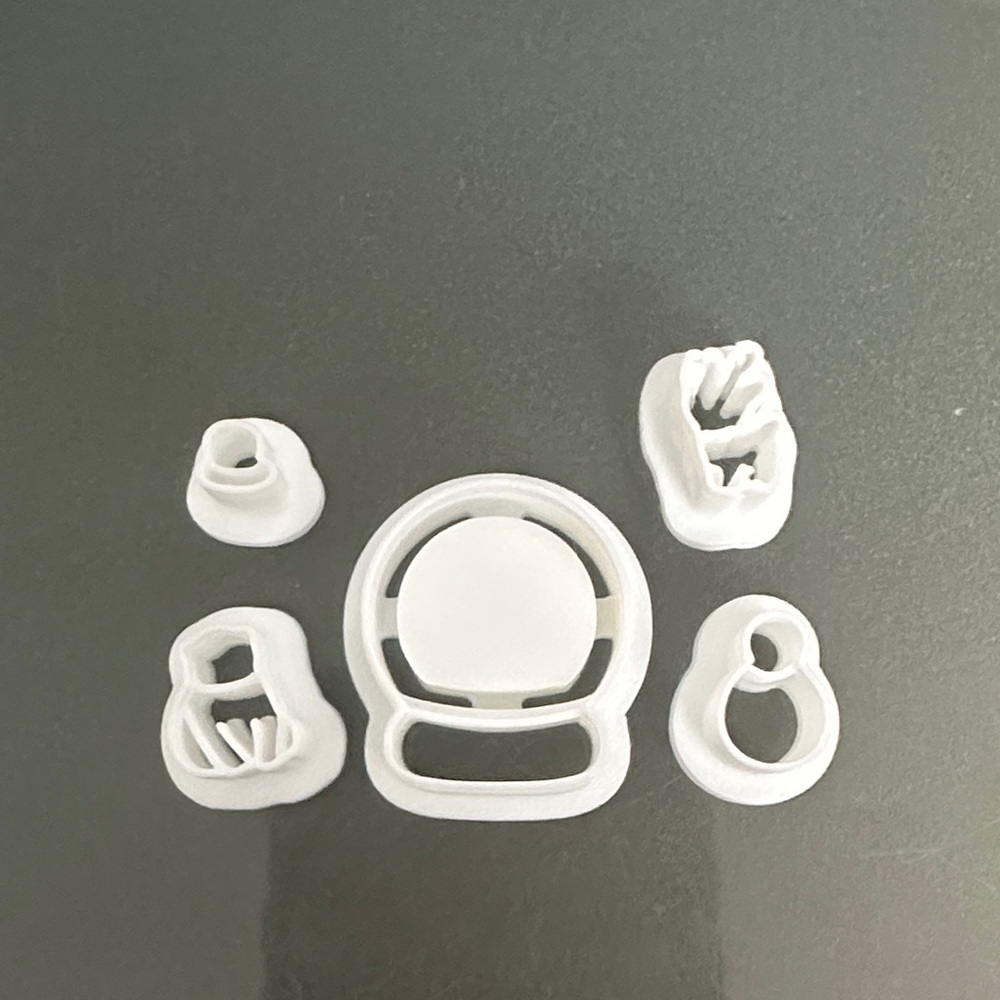 Snow Globe and Snowman Polymer Clay Cutter Set, Brand New Polar Bear & Reindeer